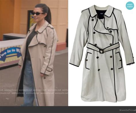 chanel trench coat|chanel trench coat kourtney kardashian.